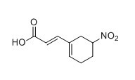 (E)-3-(5-nitrocyclohex-1-en-1-yl)acrylicacid