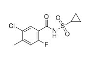 5-chloro-N-(cyclopropylsulfonyl)-2-fluoro-4-methylbenzamide