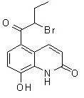 5-(2-bromobutanoyl)-8-hydroxy quinolin-2(1H)-one