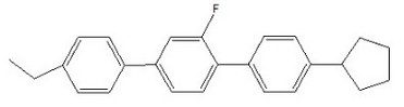 3`-fluorine-4-ethyl-4``-cyclopentylterphenyl