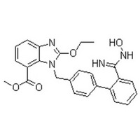 2-ethoxy-1-((2'-((hydroxyamino)iminomethyl)(1,1'-biphenyl)-4-yl)methyl)-1h-benzimidazole-7-carboxyli