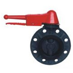 D(3)71X-10 FRPP Butterfly valve