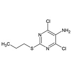 4,6-dichloro-2-propylthiopyrimidine-5-amine