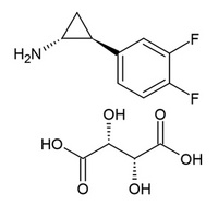 Cyclopropanamine,2-(3,4-difluorophenyl)-(1R,2S) -(2R,3R)-2,3-dihydroxybutanedioate (1:1)