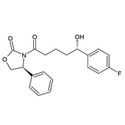 (4S)-3-[(5R)-5-(4-FLUOROPHENYL)-5-HYDROXYPENTANOYL]-4-PHENYL-1,3-OXAZOLIDIN-2-ONE