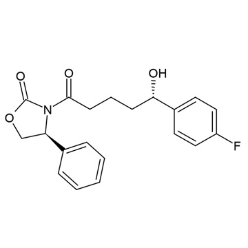 (4S)-3-[(5R)-5-(4-FLUOROPHENYL)-5-HYDROXYPENTANOYL]-4-PHENYL-1,3-OXAZOLIDIN-2-ONE