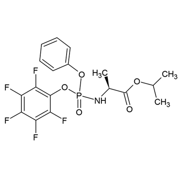 N-[(S)-(2,3,4,5,6-pentafluorophenoxy)phenoxyphosphinyl]-L-alanine 1-Methylethyl ester