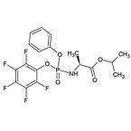 N-[(S)-(2,3,4,5,6-pentafluorophenoxy)phenoxyphosphinyl]-L-alanine 1-Methylethyl ester