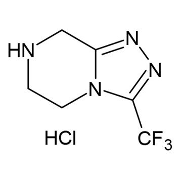 3-(Trifluoromethyl)-5,6,7,8-tetrahydro-[1,2,4]triazolo[4,3-a]pyrazine hydrochloride