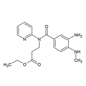 3-[(3-AMINO-4-METHYLAMINO-BENZOYL)-PYRIDIN-2-YL-AMINO]-PROPIONIC ACID ETHYL ESTER