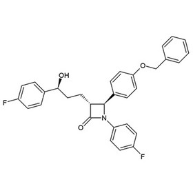 2-AZETIDINONE, 1-(4-FLUOROPHENYL)-3-[(3S)-3-(4-FLUOROPHENYL)-3-HYDROXYPROPYL]-4-[4-(PHENYLMETHOXY)PH