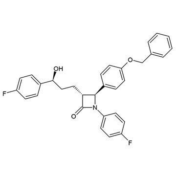 2-AZETIDINONE, 1-(4-FLUOROPHENYL)-3-[(3S)-3-(4-FLUOROPHENYL)-3-HYDROXYPROPYL]-4-[4-(PHENYLMETHOXY)PH