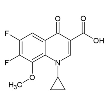 1-Cyclopropyl-6,7-difluoro-1,4-dihydro-8-methoxy-4-oxo-3-quinolinecarboxylic acid