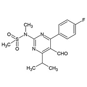 4-(4-Fluorophenyl)-6-isopropyl-2-[(N-methyl-N-methylsulfonyl)amino]pyrimidinyl-5-yl-formyl