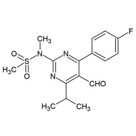 4-(4-Fluorophenyl)-6-isopropyl-2-[(N-methyl-N-methylsulfonyl)amino]pyrimidinyl-5-yl-formyl