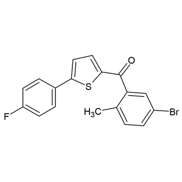 (5-broMo-2-Methylphenyl)(5-(4-fluorophenyl)thiophen-2-yl)Methanone