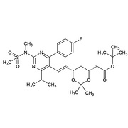 tert-Butyl 6-[(1E)-2-[4-(4-fluorophenyl)-6-(1-methylethyl)-2-[methyl(methylsulfonyl)amino]-5-pyrimid