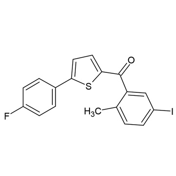 (5-(4-Fluorophenyl)thiophen-2-yl)(5-iodo-2-Methylphenyl)Methanone