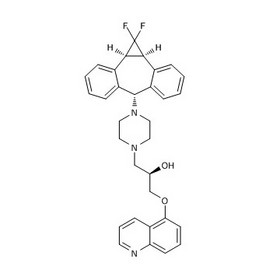 (2R)-1-{4-[(1aR,6R,10bS)-1,1-Difluoro-1,1a,6,10b-tetrahydro-dibenzo[a,e]cyclopropa[c]cyclohepten-6-y