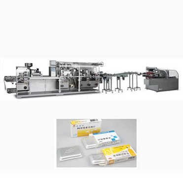 DPB270/360JL-ZHJ150  Cantilever Style Flat-plate Blister Packing And Automatic Cartoning production 