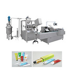 GF400-ZHJ80 ?Automatic Tube Filling and Sealing Cartoning Packing Production Line