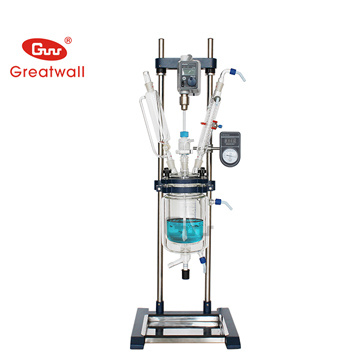 2L Double-layer Glass Reaction Kettle