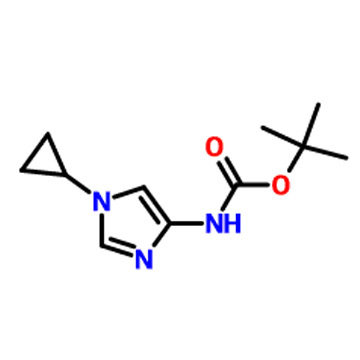 tert-butyl (1-cyclopropyl-1H-imidazol-4-yl)carbamate