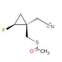 S-(((1R,2S)-1-(cyanomethyl)-2-fluorocyclopropyl)methyl) ethanethioate