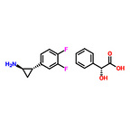 (1R,2S)-2-(3,4-difluorophenyl)cyclopropanamine (S)-2-hydroxy-2-phenylacetate