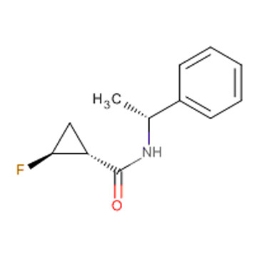 (trans)-2-fluorocyclopropyl)-N-((R)-1-phenylethyl)acetamide