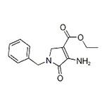 1H-Pyrrole-3-carboxylic acid, 4-amino-2,5-dihydro-5-oxo-1-(phenylmethyl)-, ethyl ester