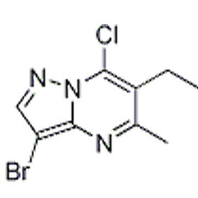 ?3-bromo-7-chloro-6-ethyl-5-methyl-Pyrazolo[1,5-a]pyrimidine,