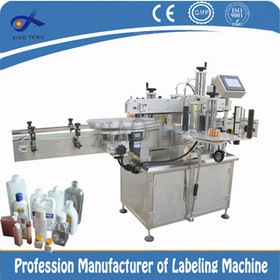 XT-3510 Square/flat bottle double sides labeling machine