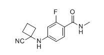 4-((1-cyanocyclobutyl)amino)-2-fluoro-N-methylbenzamide