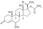 6-Methylene-17α-hydroxyprogesterone acetate