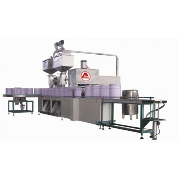 Automatic filling production line of paint