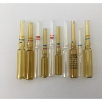 Pharmaceutical Glass Ampoule Injection 1ml with Red dot and Ring