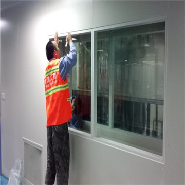 cleanroom double/single layer glazed window