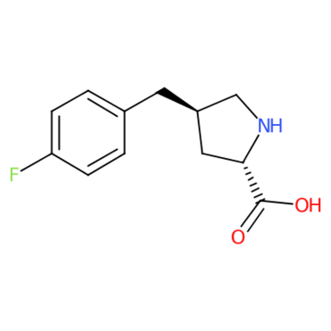 (2S,4R)-4-(4-fluorobenzyl)pyrrolidine-2-carboxylic acid