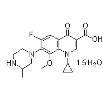 Gatifloxacin sesquihydrate