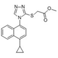 Methyl 2-(4-(4-cyclopropylnaphthalen-1-yl)-4H-1,2,4-triazol-3-ylthio)acetate