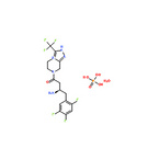 (R)-3-Amino-1-(3-(trifluoromethyl)-5,6-dihydro-[1,2,4]triazolo[4,3-a]pyrazin-7(8H)-yl)-4-(2,4,5-trif