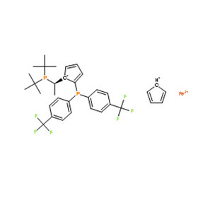 Ferrocene,1-[(1R)-1-[bis(1,1-dimethylethyl)phosphino]ethyl]-2-[bis[4-(trifluoromethyl)phenyl]phosphi