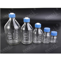 Chromatography (HPLC) mobile phase solvent bottle