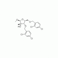 1-O-Methyl-3,5-bis-O-(2,4-dichlorobenzyl)-2-methyl-α-D-ribofuranose