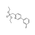 [[5-(3-Fluorophenyl)-2-pyridinyl]methyl]phosphonic acid diethyl ester