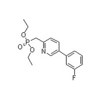 [[5-(3-Fluorophenyl)-2-pyridinyl]methyl]phosphonic acid diethyl ester