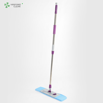 Adjustable Length Cleanroom Floor Cleaning  Flat Mop
