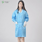 Lapel Cleanroom Antistatic Esd  Autoclavable Smock