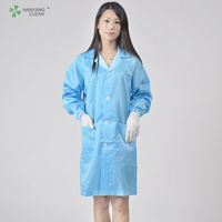 Lapel Cleanroom Antistatic Esd  Autoclavable Smock